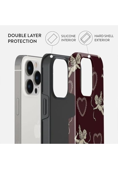 İphone 14 Pro İçin Magsafe İle Uyumlu Tough Kılıf, Lovestruck 50 x 22