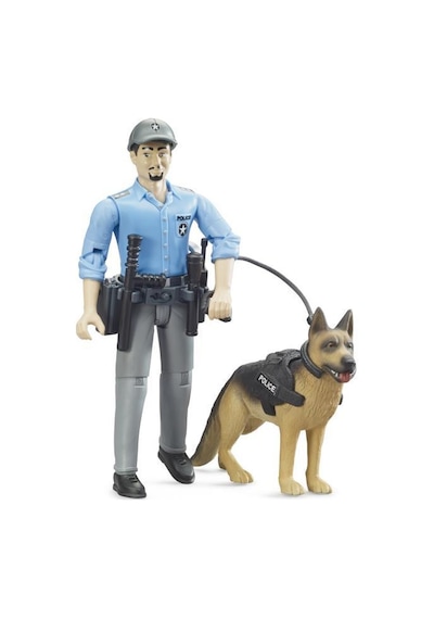 Bruder Polis Figürü & Polis Köpeği Br62150