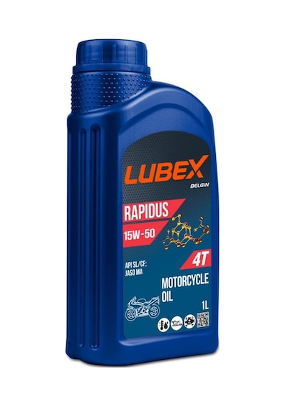Lubex Rapidus 15W-50 1 L 4 Zamanlı Motosiklet Yağı