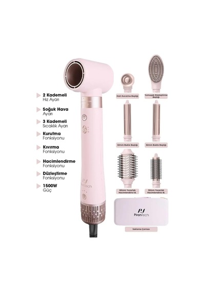 Ks-611 Airbreeze 6 Başlıklı Saç Şekillendirme Ve Kurutma Seti Bukle, Hacim, Hızlı Kurutma Diğer