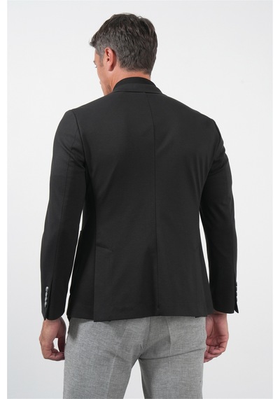 İmza Siyah 6 Drop Slim Fit Pamuklu Ceket 1002260126