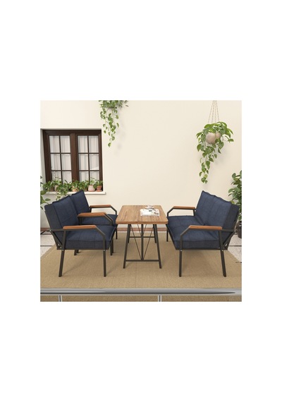 Mygusi Hayal Balkon, Cafe, Metal Kanepe Koltuk Takımı , Bahçe Mobilyası, 2+1+1 + 70x110 Masalı Lacivert Mygusi Hayal Balkon, Cafe, Metal Kanepe Koltuk Takımı , Bahçe Mobilyası, 2+1+1 + 70x110 Masalı Lacivert