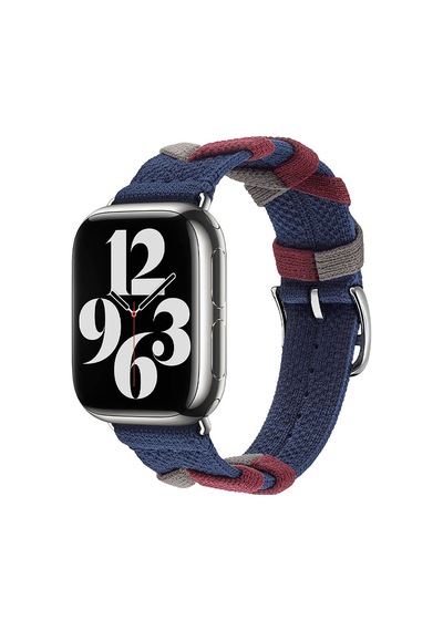 Kilifone -  Apple Uyumlu  Watch  42mm - Kordon Sarmal Örgü Tasarımlı Kordon Krd-97