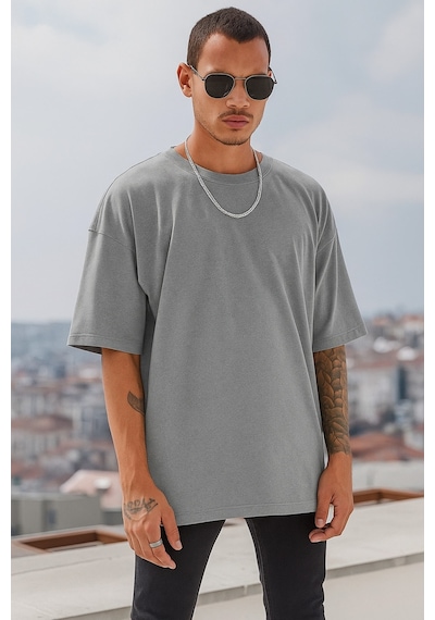 Oversize T-shirt Gri2