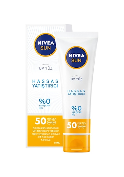 Nivea Sun Hassas Yatıştırıcı Güneş Koruyucu Yüz Kremi Spf 50 50 ML