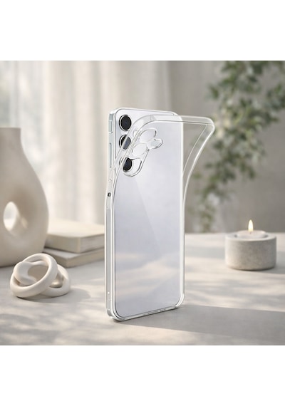 Samsung Uyumlu Galaxy A35 A55 5g Kılıf Şeffaf Kamera Korumalı 3d