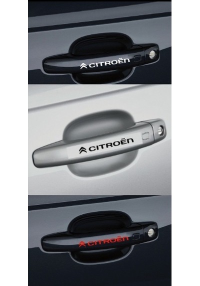 Citroen Kapı Kolu Sticker Yapıştırma 8 Adet Citroen Kapı Kolu Sticker Yapıştırma 8 Adet