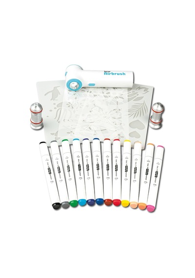 Lexroo Aırbrush Kıt 12 Keçeli Kalem İle Birlikte