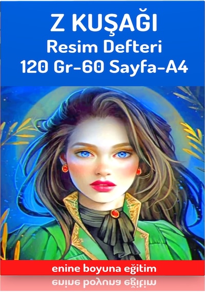 Z Kuşağı Resim Defteri A4 Resim Defteri