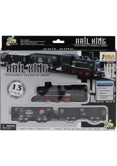 Tl05 13 Parça Işıklı Klasik Tren- Şim