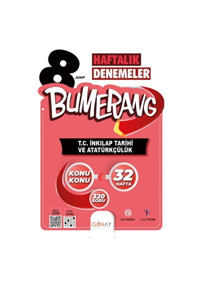 Günay Güncel 8. Sınıf Tüm Dersler 32 Haftalık Deneme Seti