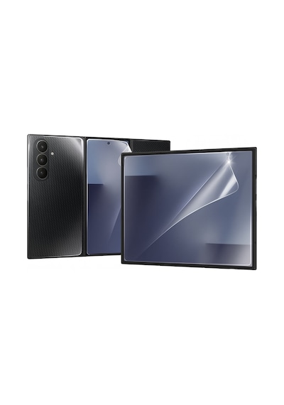 Samsung Galaxy Z Trifold Uyumlu Tam Set 2 Ön 2 Arka Body Şeffaf Ultra Koruyucu Nano Jelatin