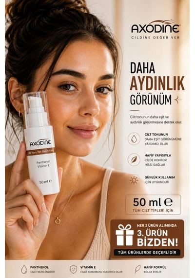 Axodine BB Krem Koyu Ton SPF50 50 ML