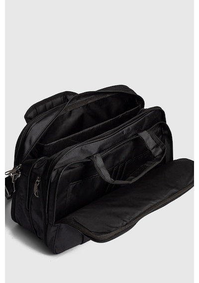 Strong Bag 15.6" İnç Körüklü Evrak Bilgisayar Notebook Laptop Çantası Kse02 Siyah Siyah