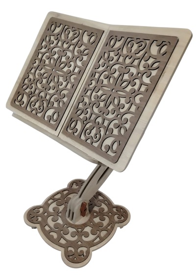 Kuran-ı Kerim Okuma Rahlesi Yükseklik Ayarlı Tam Boy 88 Cm Kitap Okuma Standı 44x31 Cm Kitap Yeri