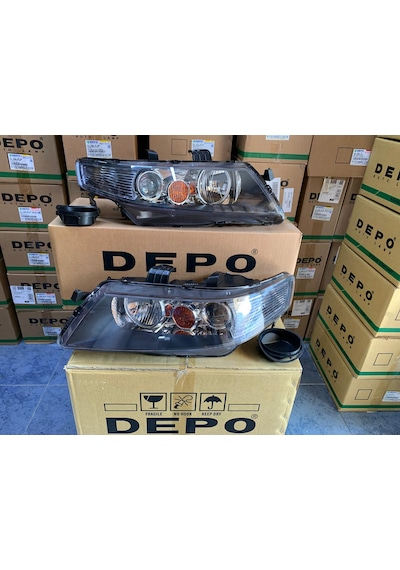 Honda Accord 2003-2005 Arası Depo Sağ Ve Sol Far Takım 33151-sea-g01 / 33101-sea-g01