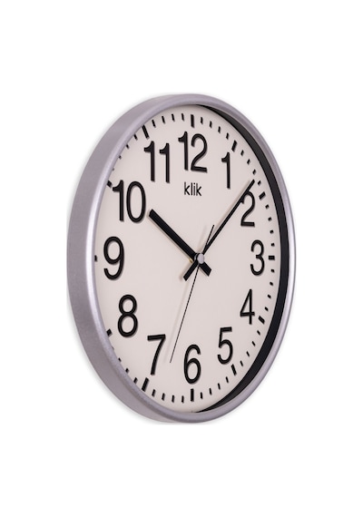Venüs Gümüş Minimalist Duvar Saati Gümüş