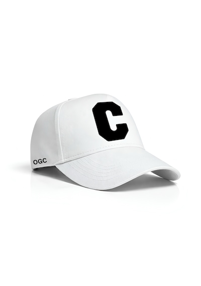 Ogc C Harfi Unisex Şapka Beyaz
