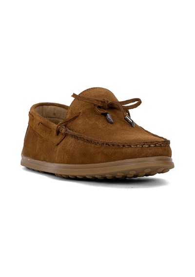Elit Alf04s Erkek Hakiki Deri Loafer Ayakkabı Taba Taba