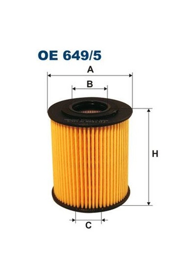 Fıltron Yag Fıltresı 73x27x79 Bmw 3 E46 330 Xd 00- M57 D30 P306d1 OC01-FILTRON OE6495