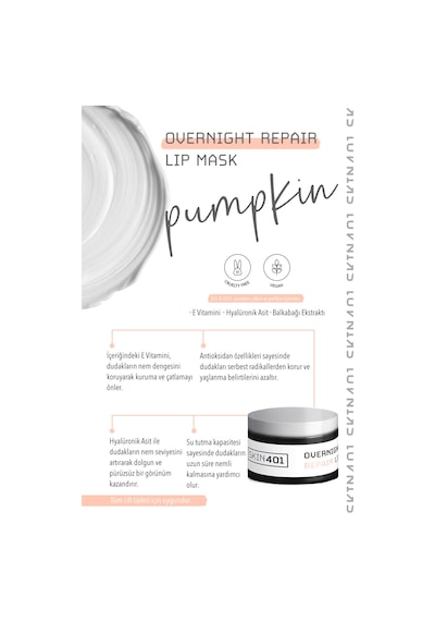 Skin401 Onarıcı Gece Dudak Bakım Maskesi 20ml