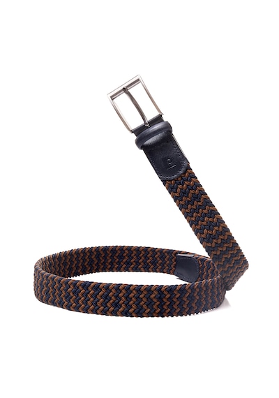 Pierre Cardin Multi Renk Örgü Erkek Kemer En 3,5 Cm Pc-1745 Kahverengi - Lacivert
