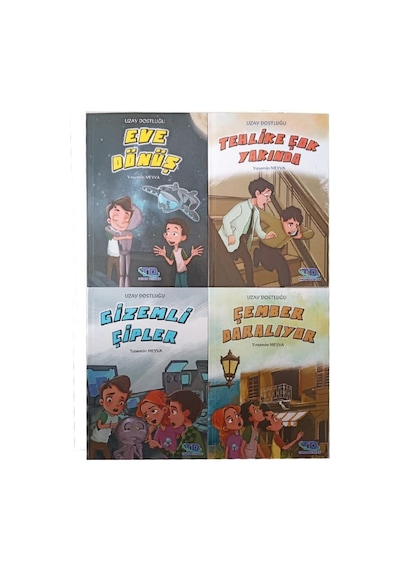 Uzay Maceraları 1 Paket 8 Kitap 3 Ve 4 Sınıf Okuma Kitabı 80 Sayfa Renkli Baskı Hikaye Kitap Seti