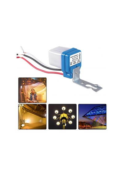 12v Fotosel Otomatik Işık Sensörü - Gece Sensörü
