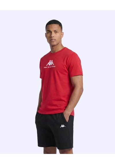 Kappa Fontado Tee Erkek Kırmızı Regular Tişört