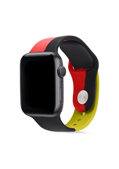 Apple Uyumlu  Watch Seri 40/38 MM Multicolor Pastel Kol Kordon (522685767)