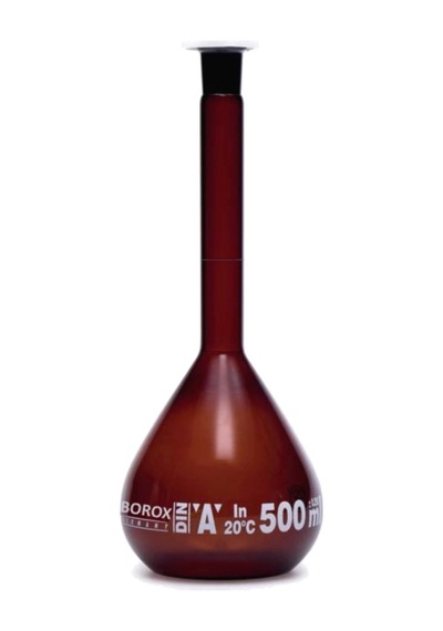 Borox Plastik Kapaklı A Kalite Cam Balon Joje Amber Renkli 250 ML