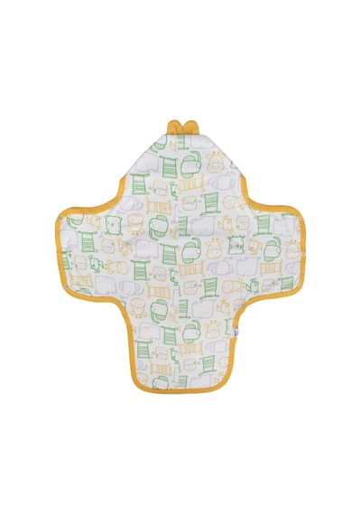 Unisex Sarı Renkli Hayvan Desenli Kundak Battaniye Çok Renkli