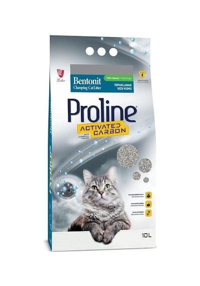 Proline Aktif Karbonlu Kedi Kumu 10 Lt