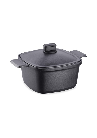 Korkmaz Casterra Kare Döküm Tencere 24x24x11,5 Sku: Smg8690010579485 Açık