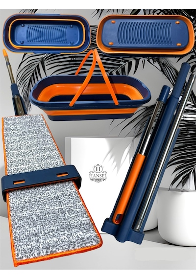 Kendinden Sıkmalı Kovalı Lüx Mop Set