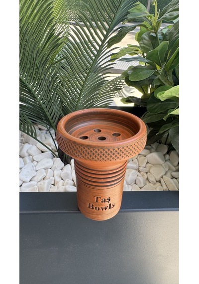 Taş Bowls Jitte-m Toprak Lüle / 6 Delikli