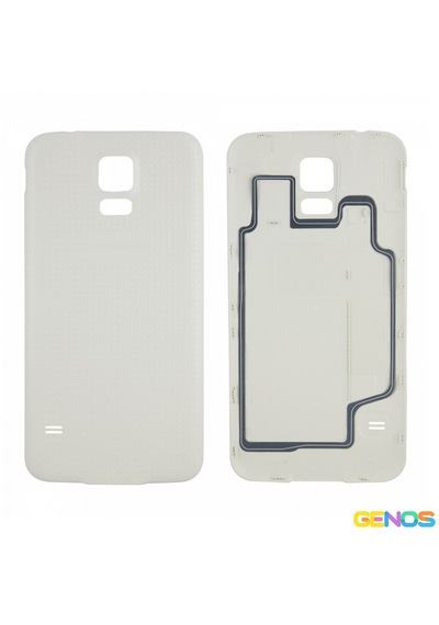 Samsung Galaxy G900 S5 Uyumlu Batarya Kapağı Beyaz Sn807634
