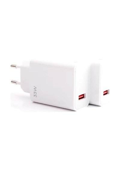 33w Süper Hızlı Şarj Aleti Seti Adaptör Ve Usb To Type-c Kablo
