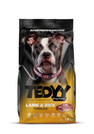 Tedyy Kuzu Etli Yetişkin Köpek Maması 15 KG