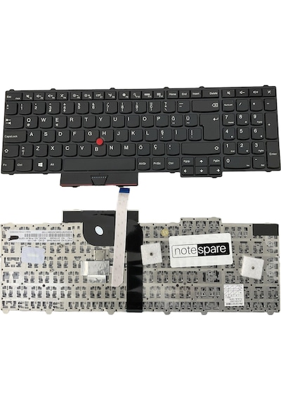 Lenovo Uyumlu Thinkpad P71 20hk0026tx, P71 20hk0028tx Klavye Siyah Tr Çerçeveli