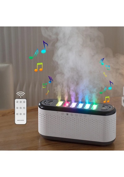 Lobo 600ml Kapasiteli Bluetooth Speaker Rgb Modlu Hava Nemlendiricisi