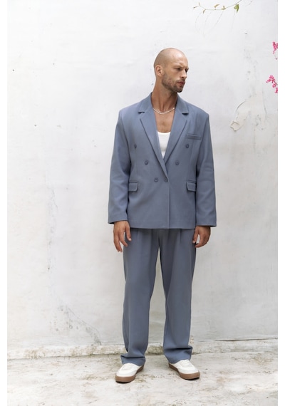 Mai Studios Co. Ayyubay İndigo Erkek Blazer Ceket İndigo