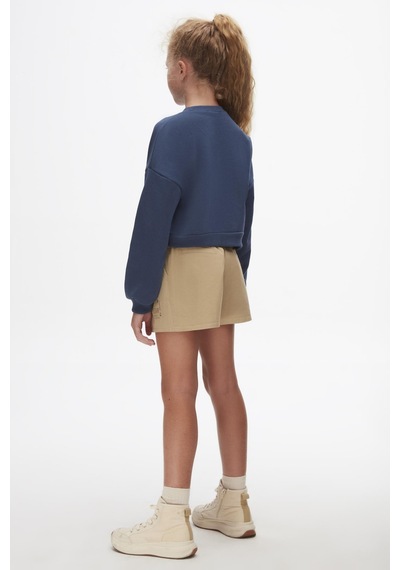 Kız Sweatshirt 24knk37301 Lacivert