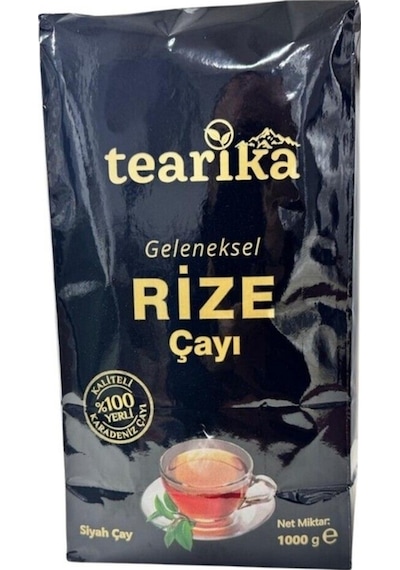 Tearika Geleneksel Rize Çayı Mayıs Hasadı Doğal Siyah Çay 1 KG