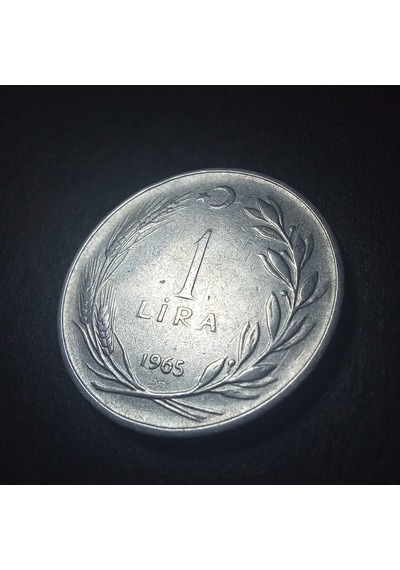 1965 Akmonital 1 Lira Çt+/ççt Eski Madeni Para - 399636660eec9f2c10