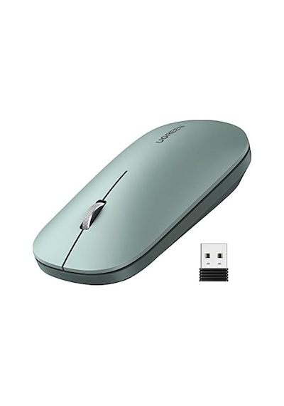 Kablosuz Fare, 2,4 Ghz Usb Bağlantısı, Maks. 4000 Dpi, 18 Ay Pil Ömrü. Pc, Mac, Dizüstü Bilgisayar, Windows 11, 10, 8.1, 7, Macos, Linux Ile Uyumlu Yeşil