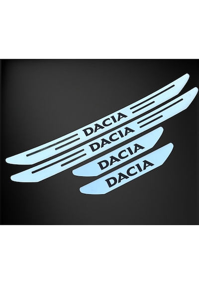 Dacia Lodgy Özel Kapı Eşik Yazısı Krom