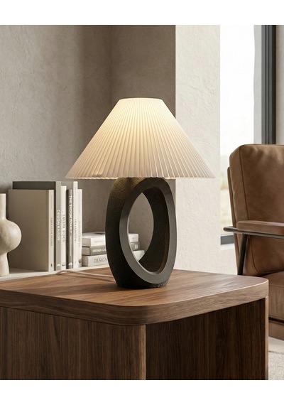 Elana Design Balance Abajur - Bohem Tarzı Abajur Ve Gece Lambası Siyah