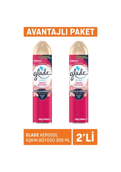 Glade Aerosol Aşkın Büyüsü 2 X 300 Ml 4 Adet