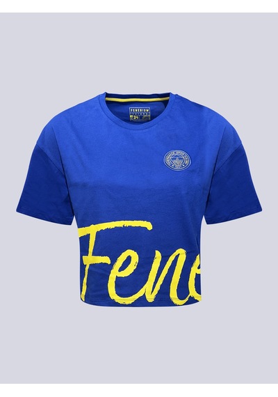 Fenerium Kadın Trıbun Fenerbahçe Tshırt Saks Mavı